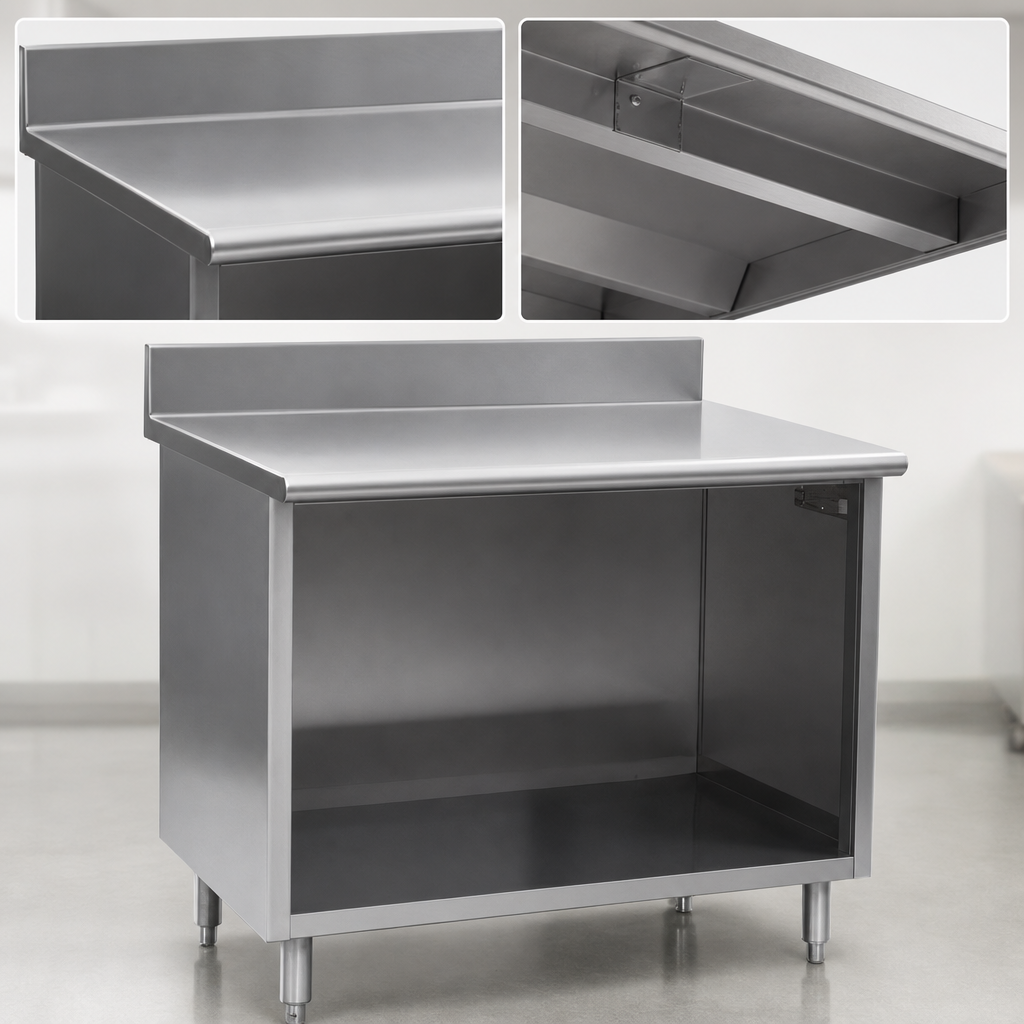 14-Gauge 304 Stainless Steel Top