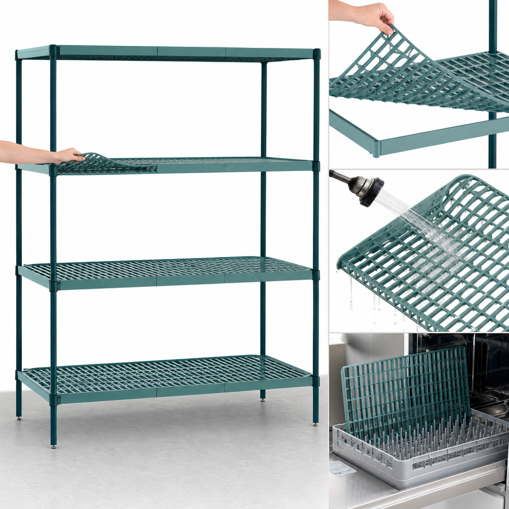 Removable Polymer Shelf Mats
