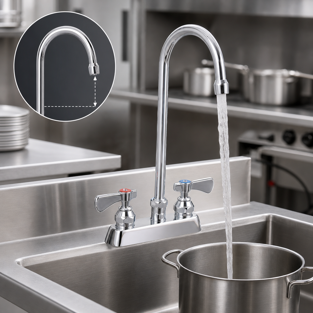 8-Inch Gooseneck Spout