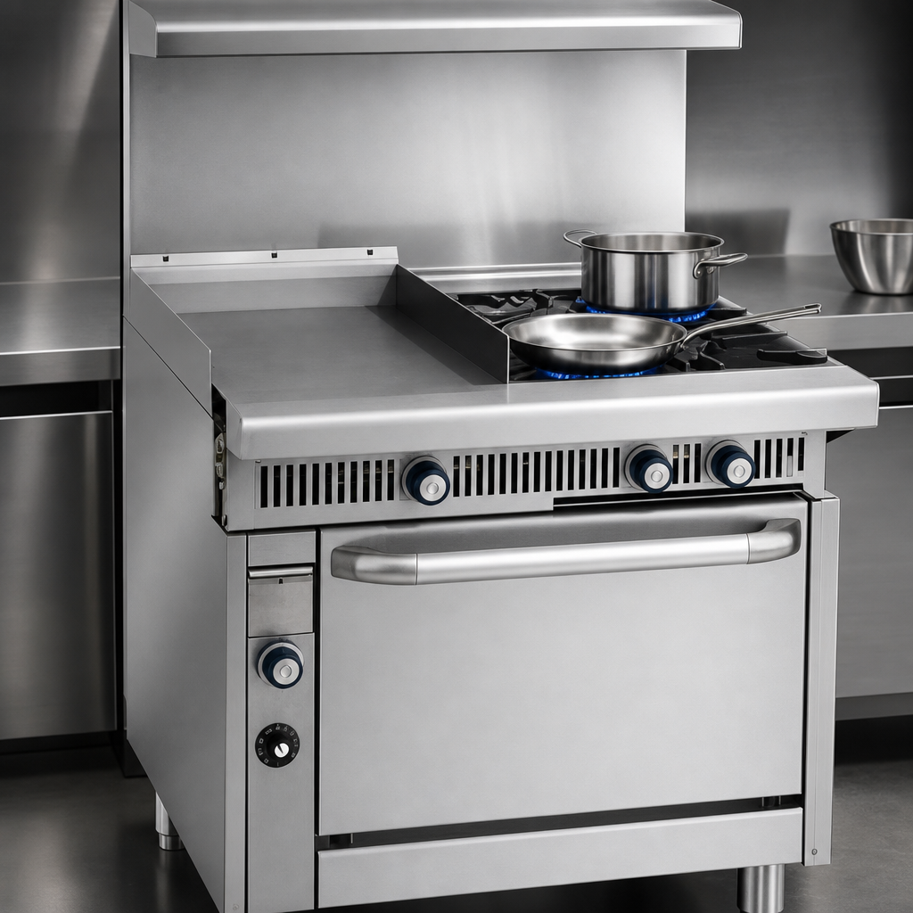 Two Open Burners