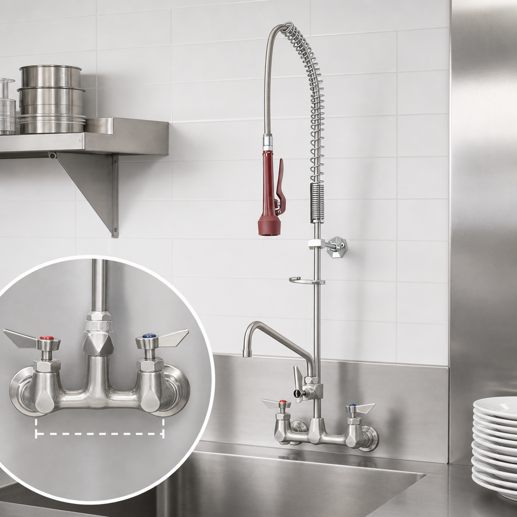 8-Inch Center Wall Mount Design