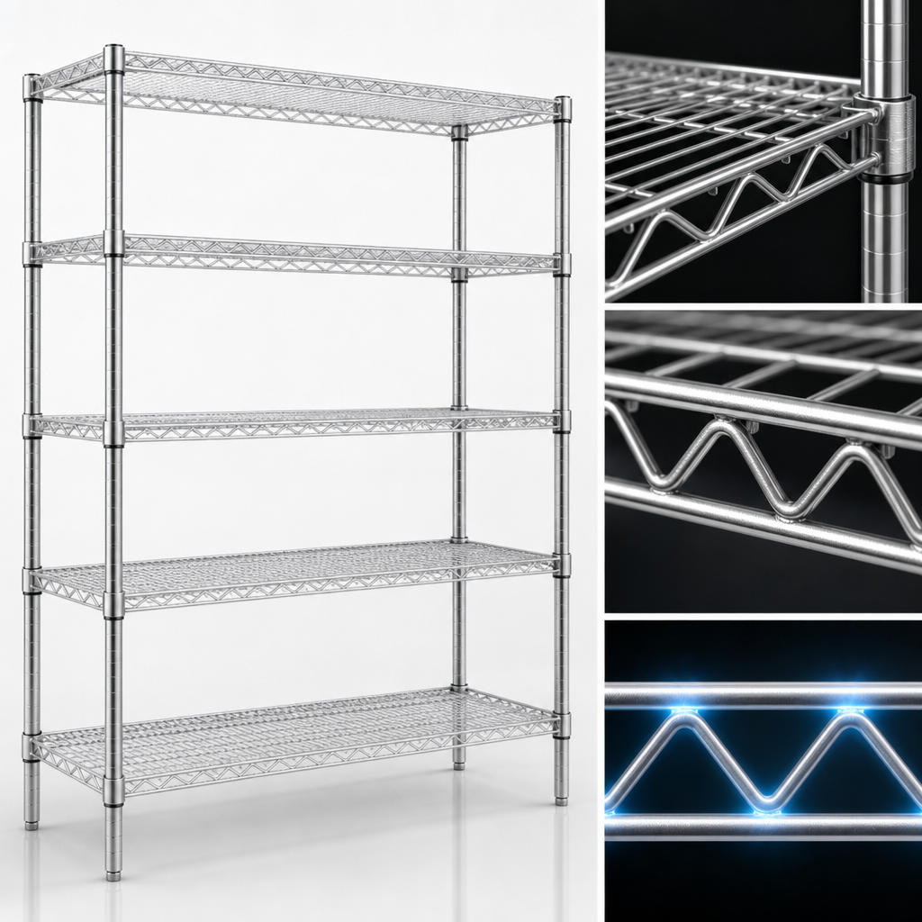 Patented QuadTruss Shelves