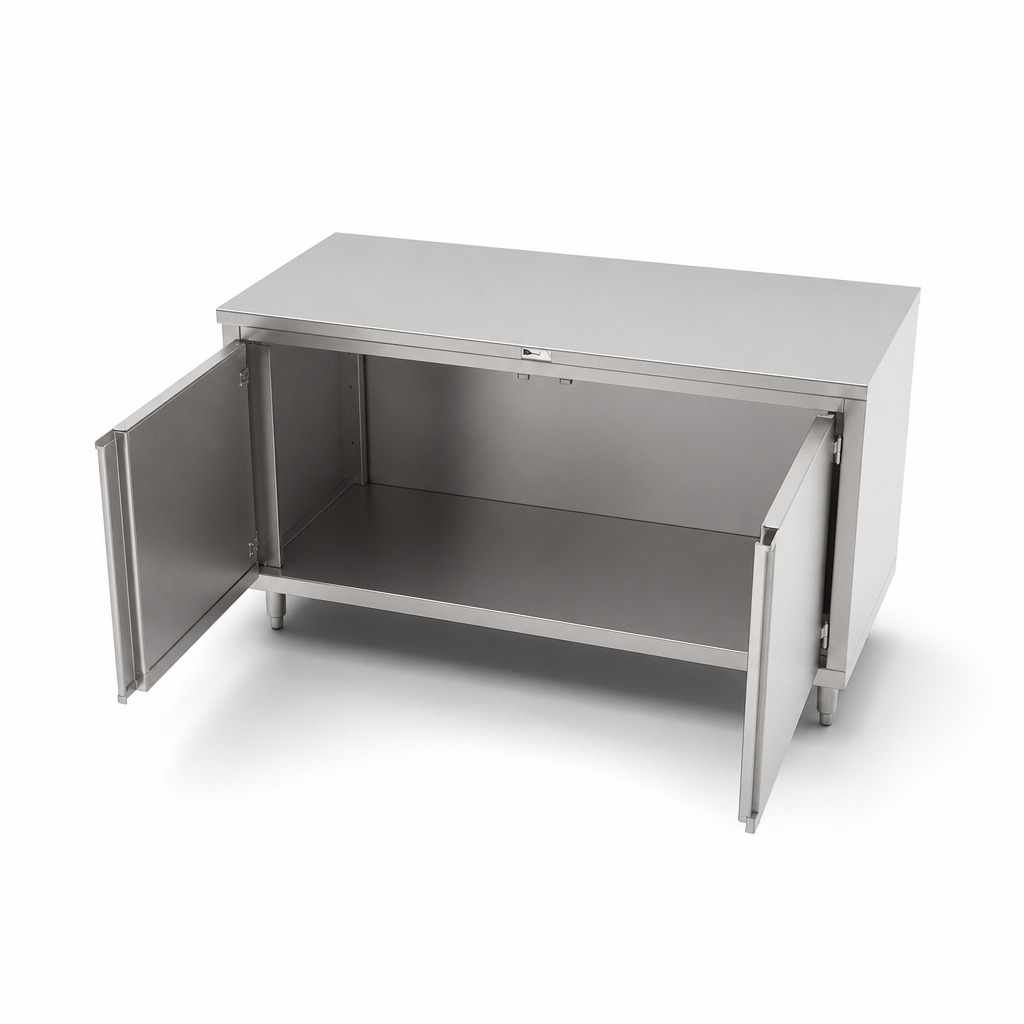 Cabinet Base with Hinged Doors