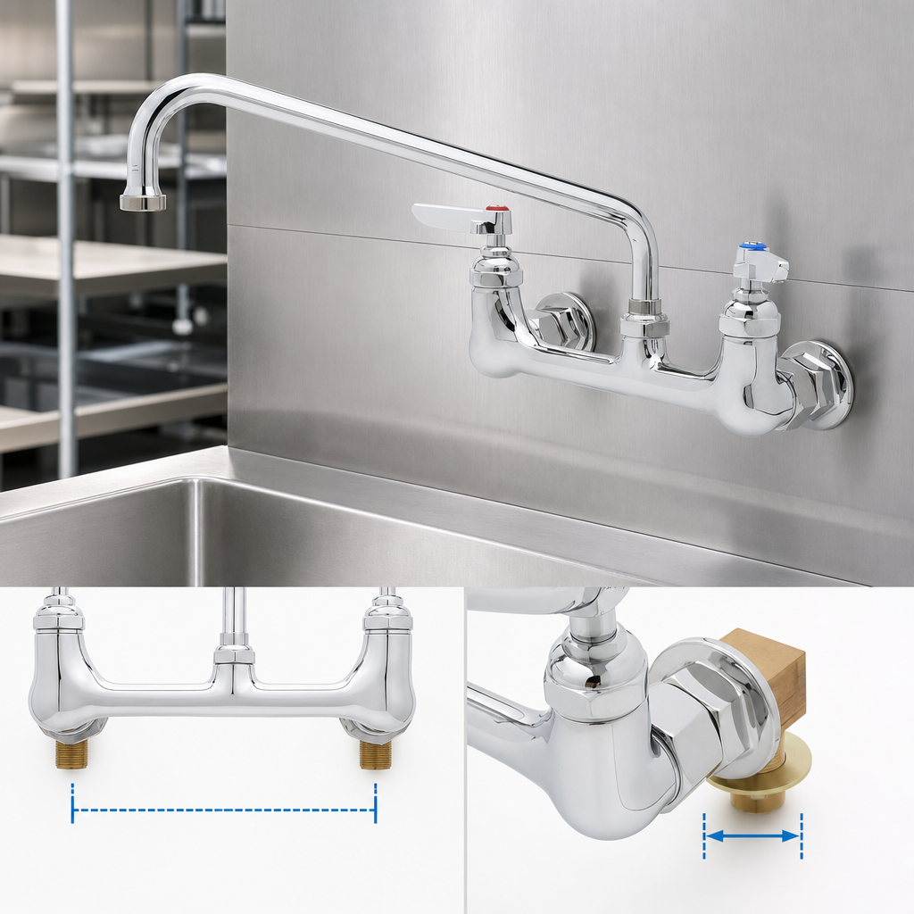 8-Inch Wall Mount Centers