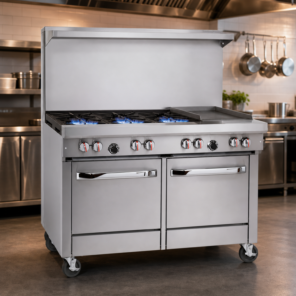 Four Open Burners
