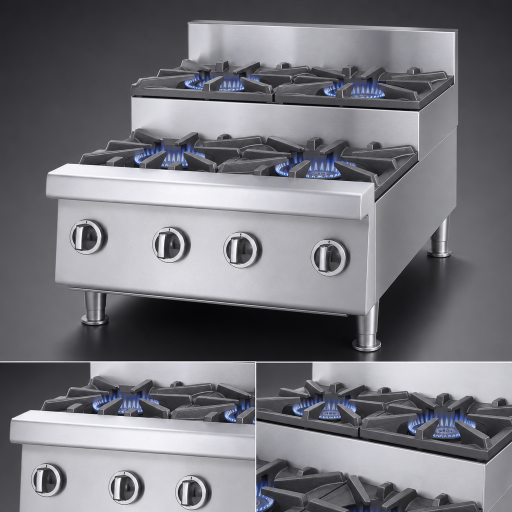 Eight-Burner Layout