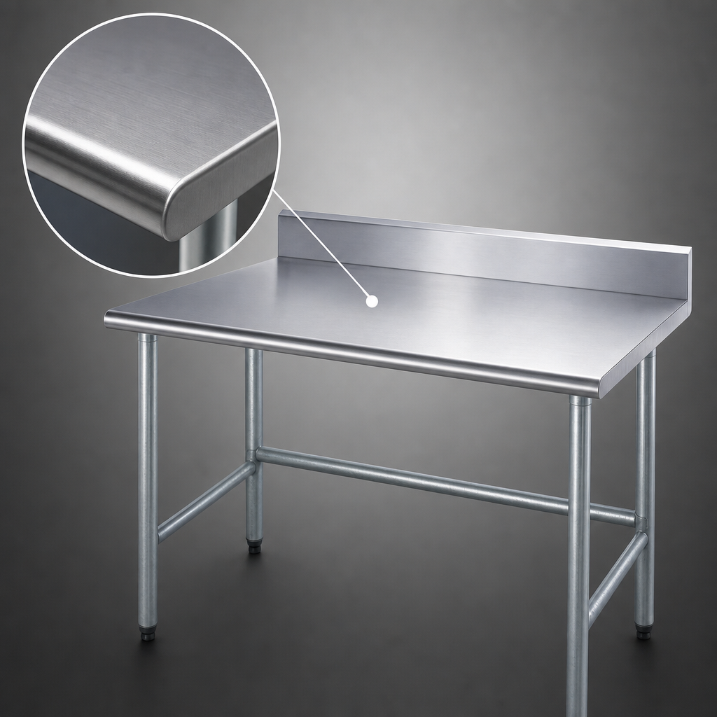 16-Gauge 430 Stainless Steel Top