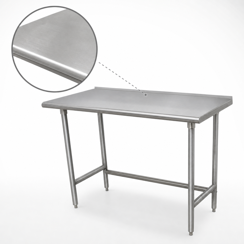 16-Gauge Stainless Steel Top