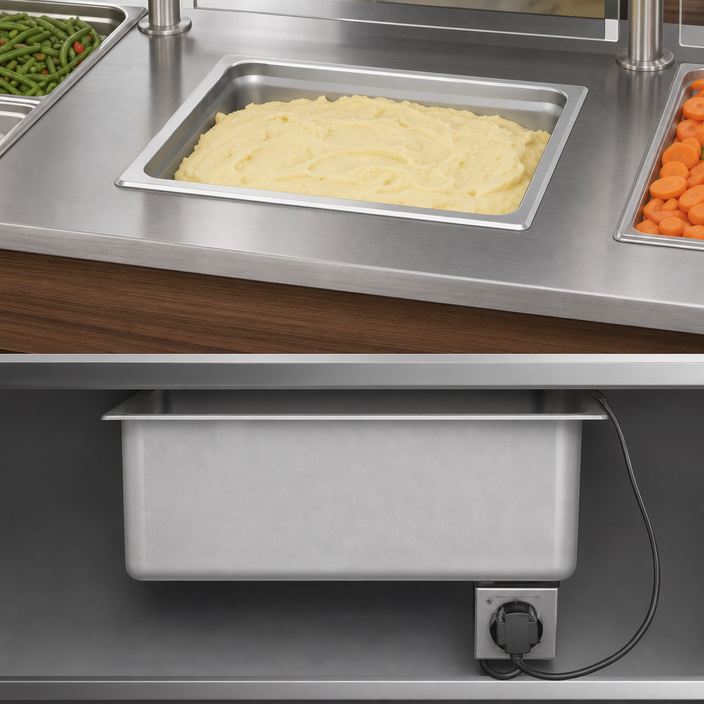 Built-In Bottom-Mount Design