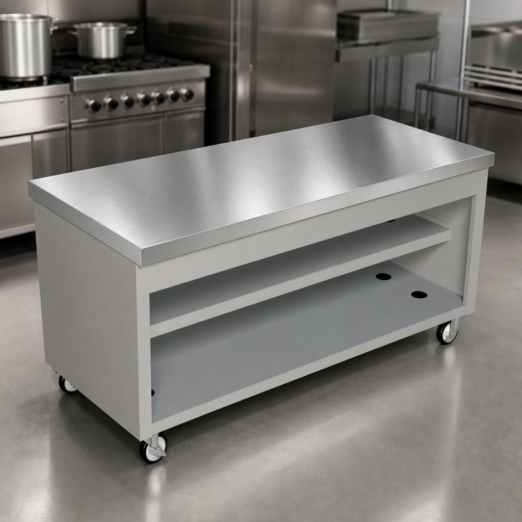 Heavy-Duty Stainless Steel Top