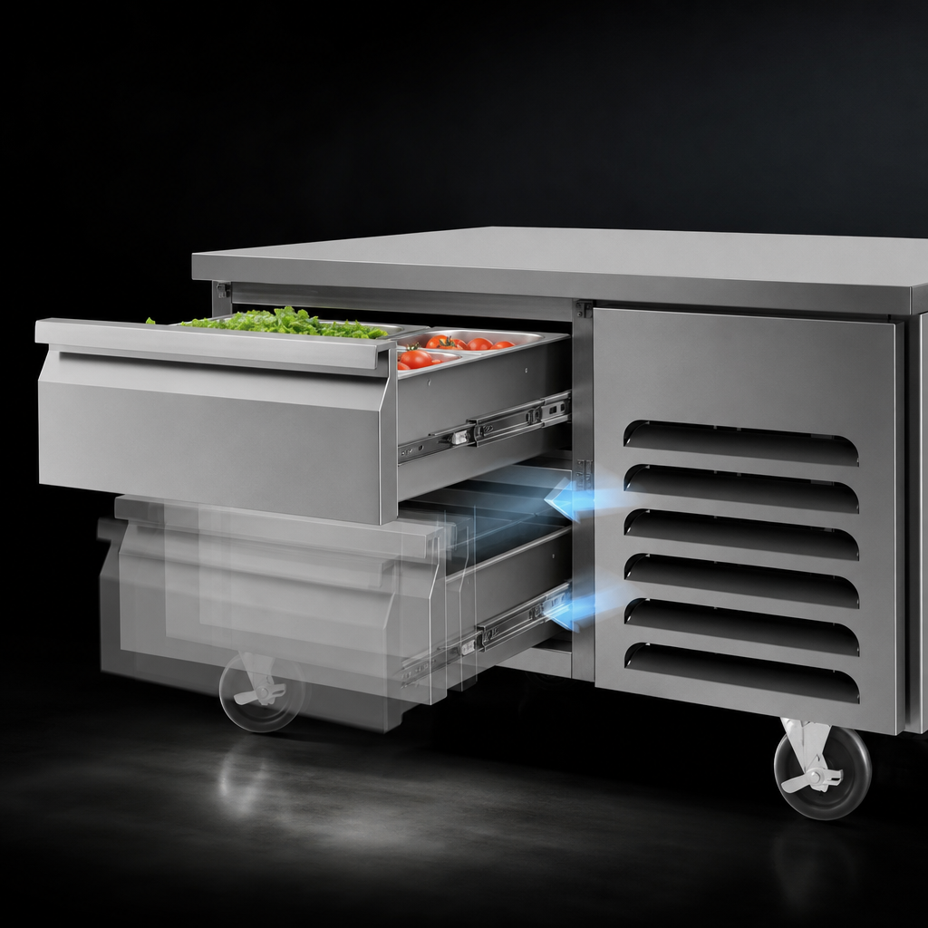 Self-Closing Heavy-Duty Drawers