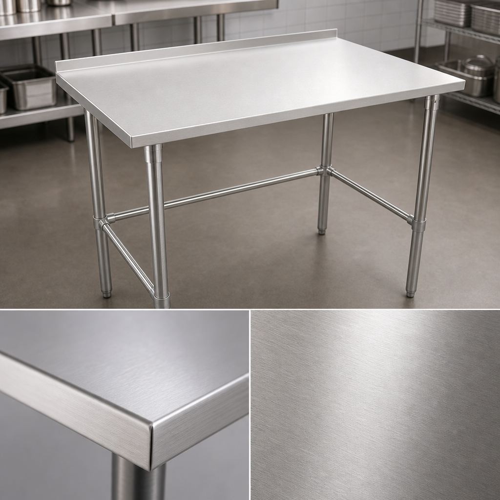 16-Gauge 300 Series Stainless Steel Top
