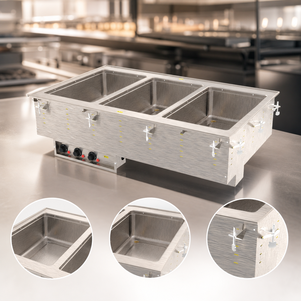 Three Insulated Marine-Grade Wells