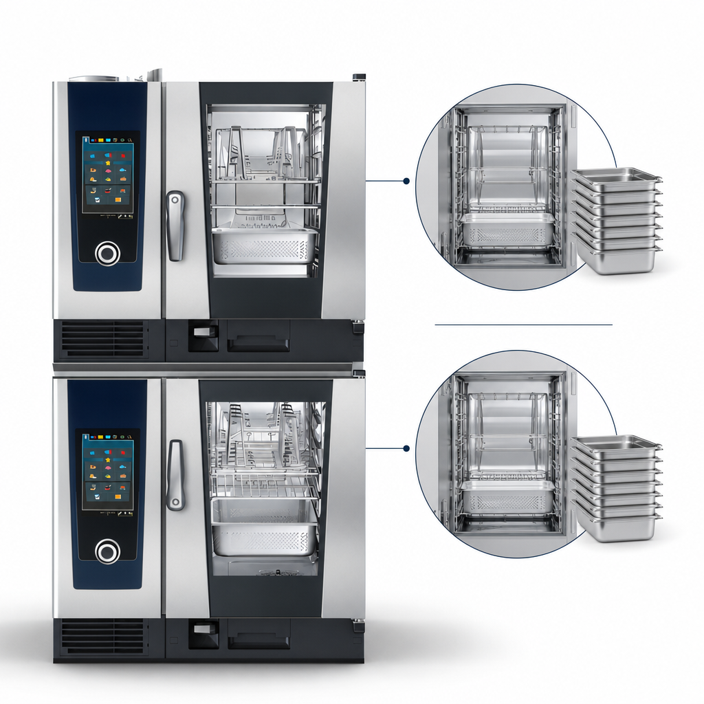 Two Independent 6-Half-Size Ovens