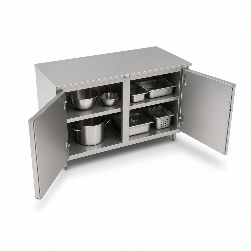 Cabinet Base with Hinged Doors