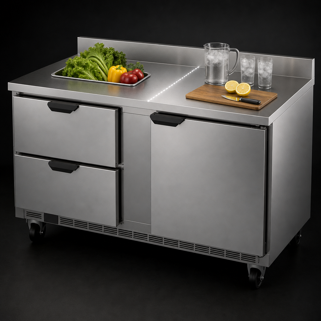 Two-Section Worktop Layout