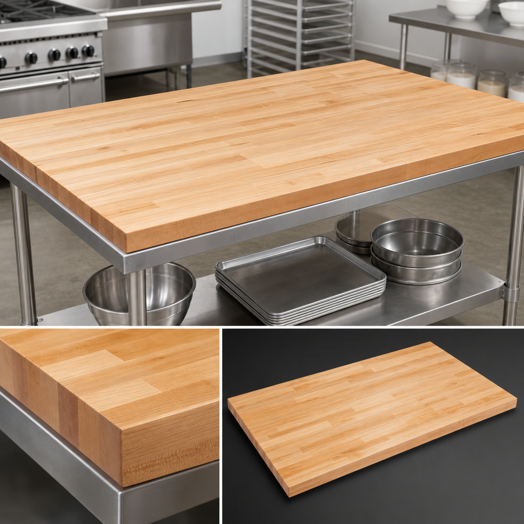 Edge Grain Flat Top