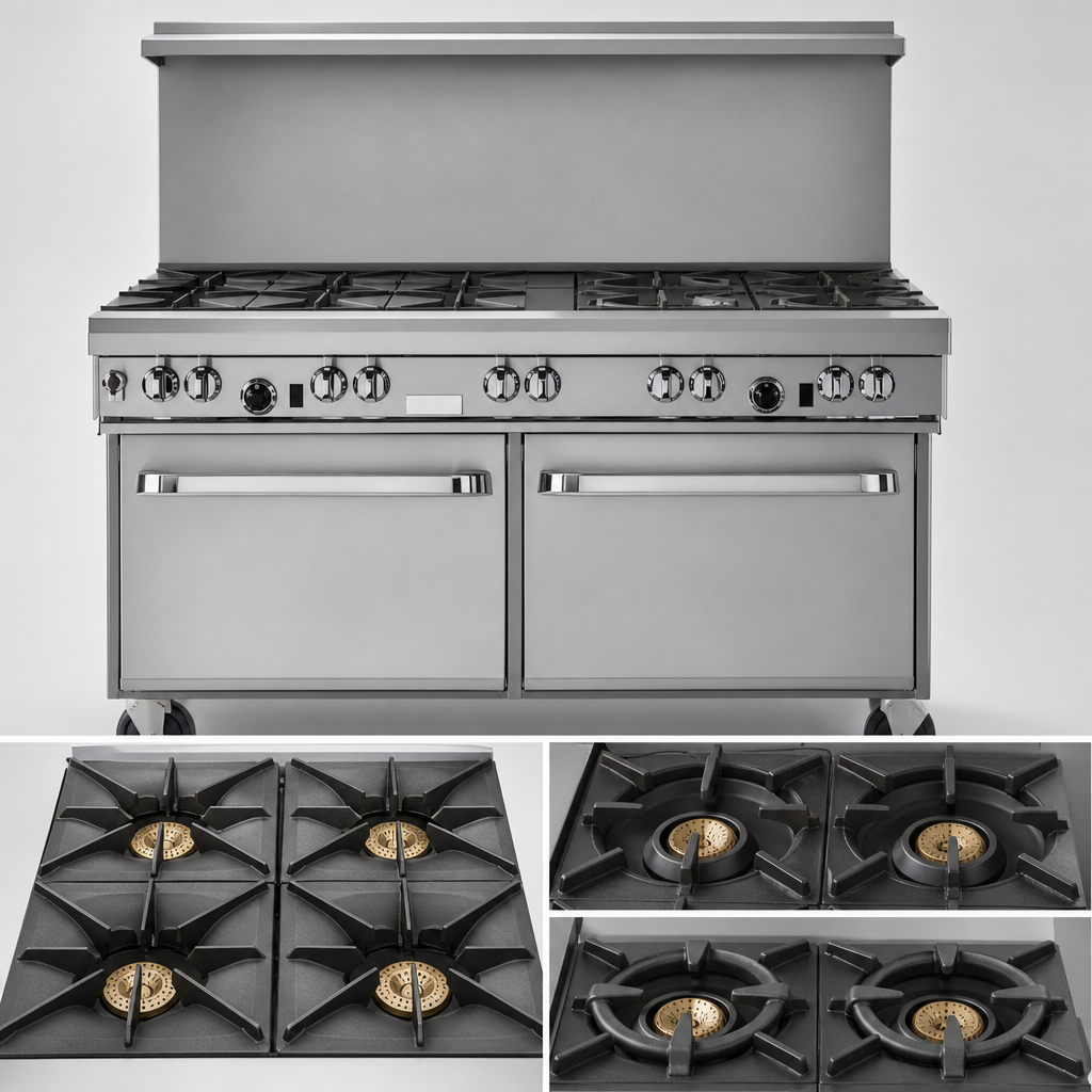 Combination Top Burner Layout