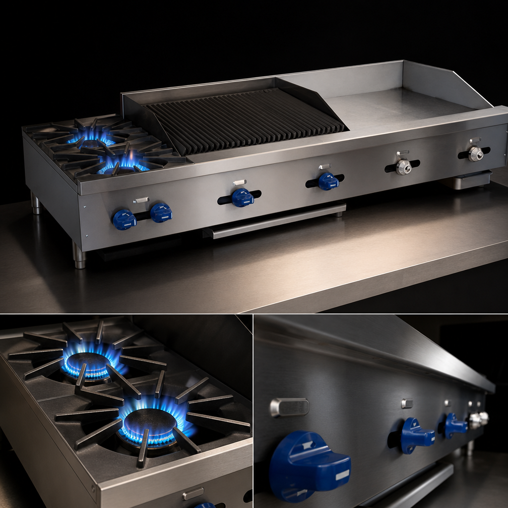 Two Open Burners