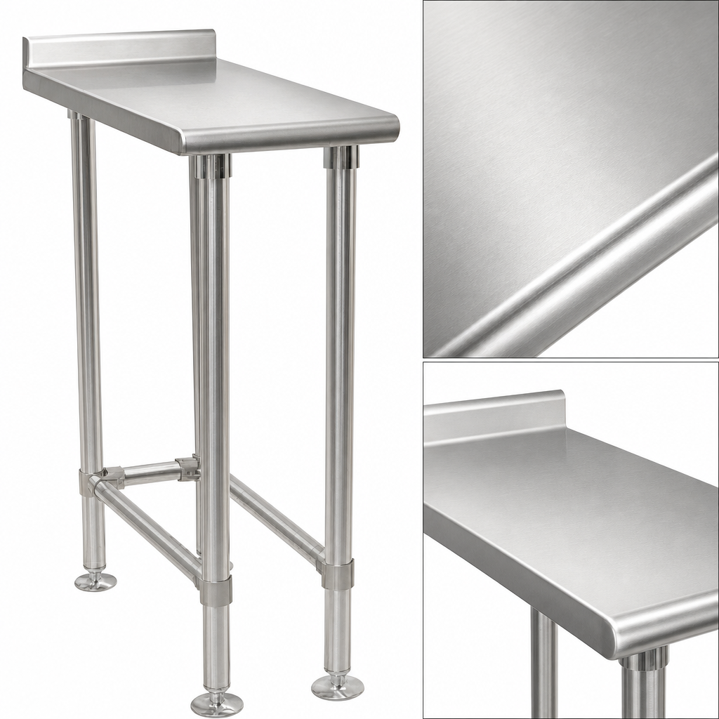16-Gauge 304 Stainless Steel Top