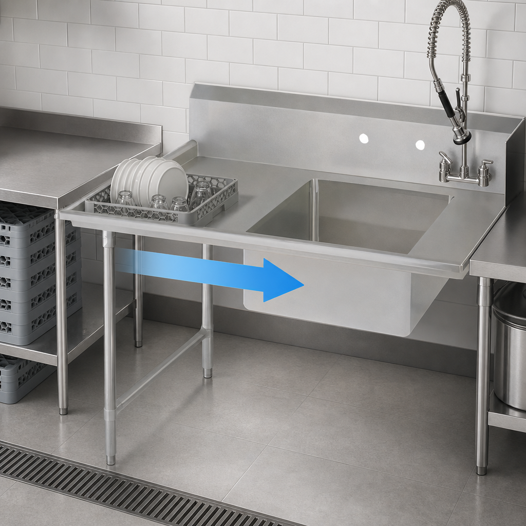 Straight Soiled Dishtable Design