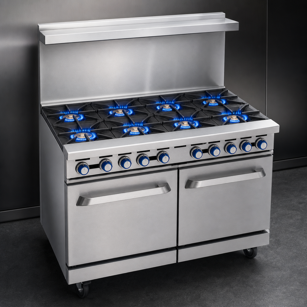 Eight Open Burners