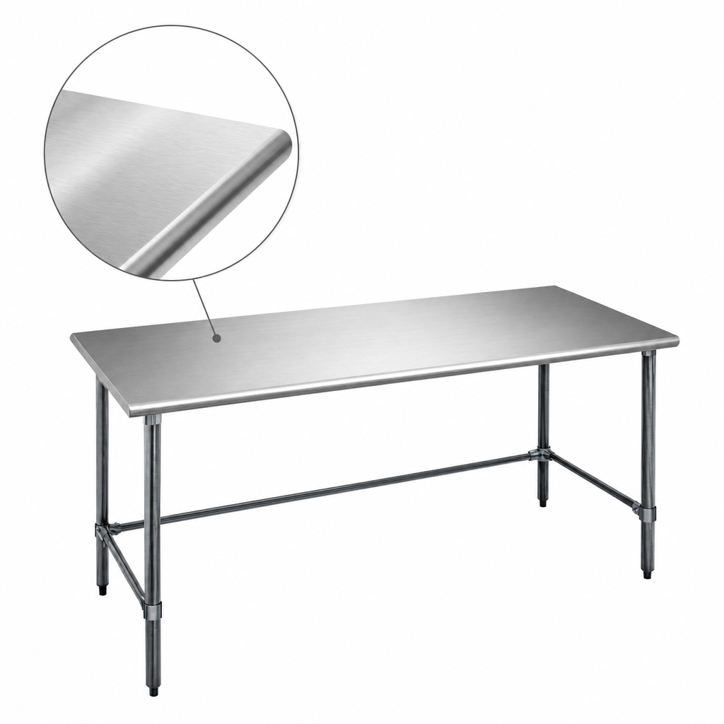 16-Gauge 300-Series Stainless Steel Top