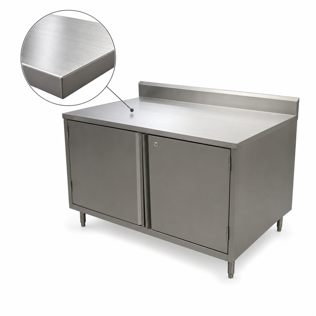 14-Gauge 304 Stainless Steel Top