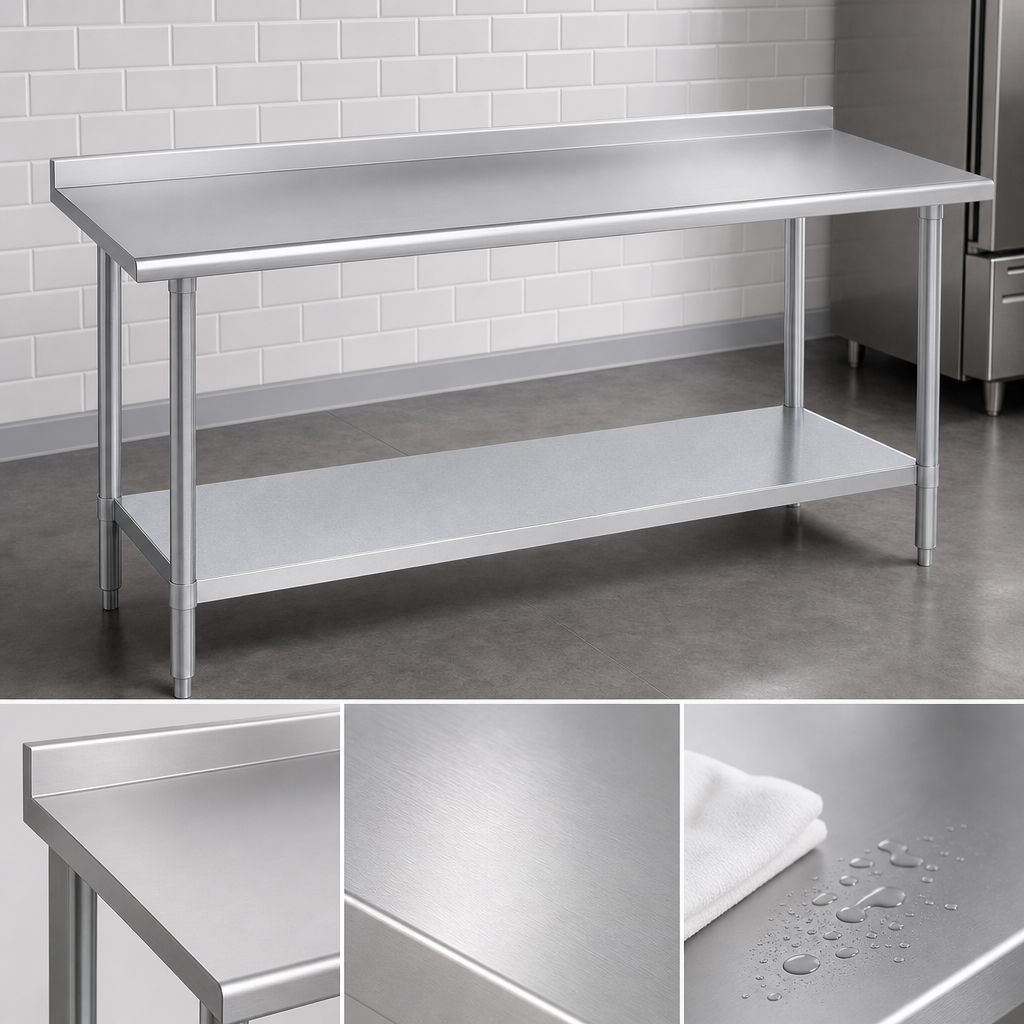 14-Gauge 300 Series Stainless Steel Top