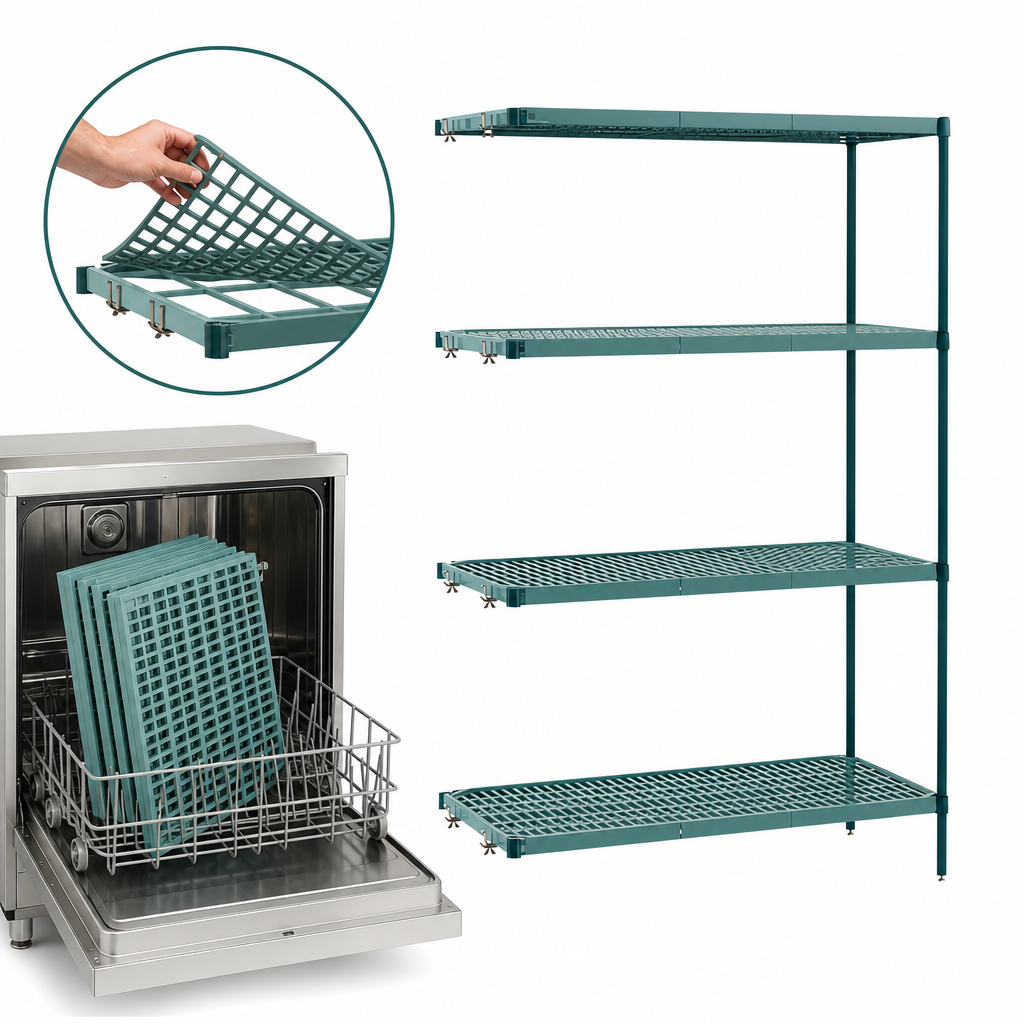 Removable Polymer Shelf Mats
