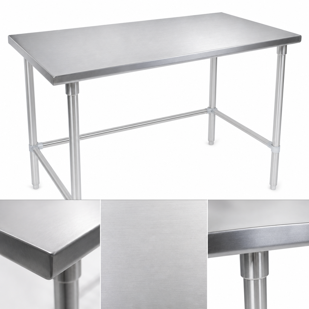 16-Gauge Stainless Steel Top