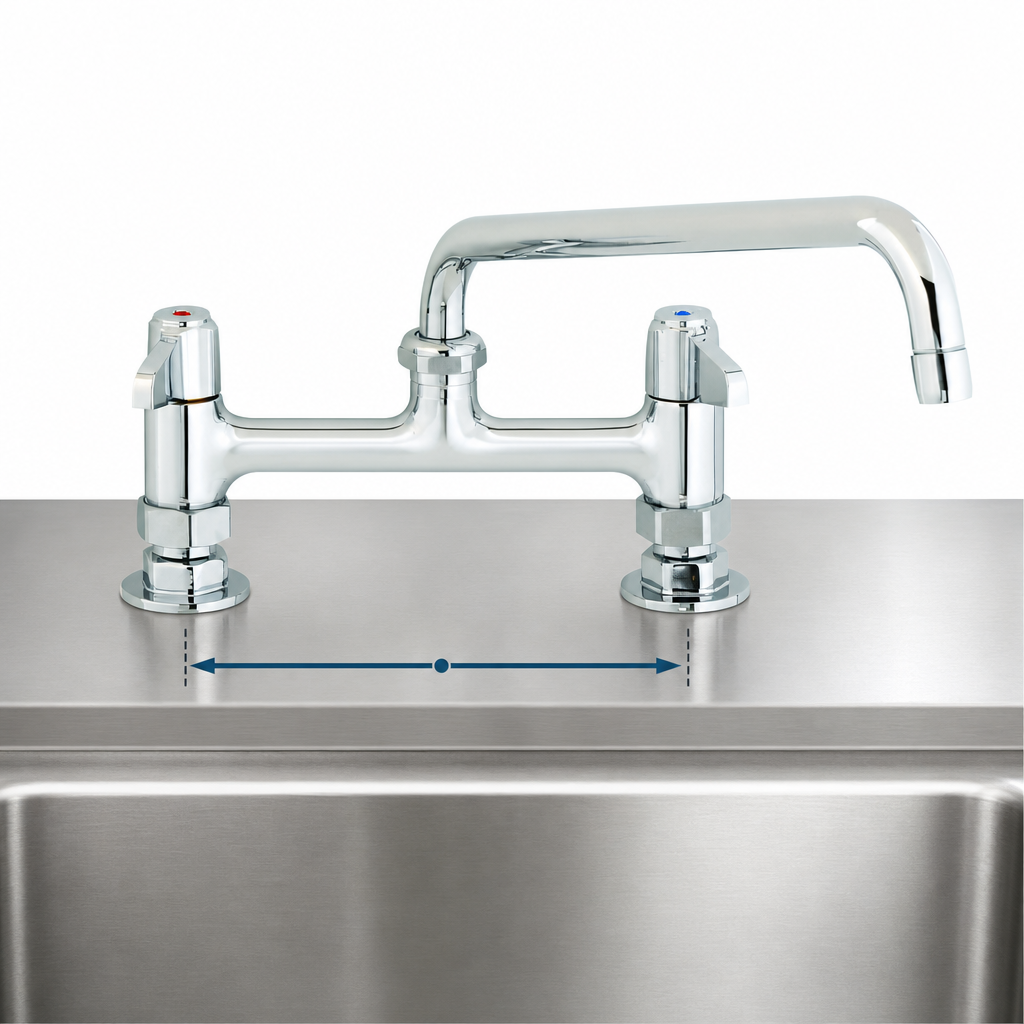8-Inch Center Deck Mount
