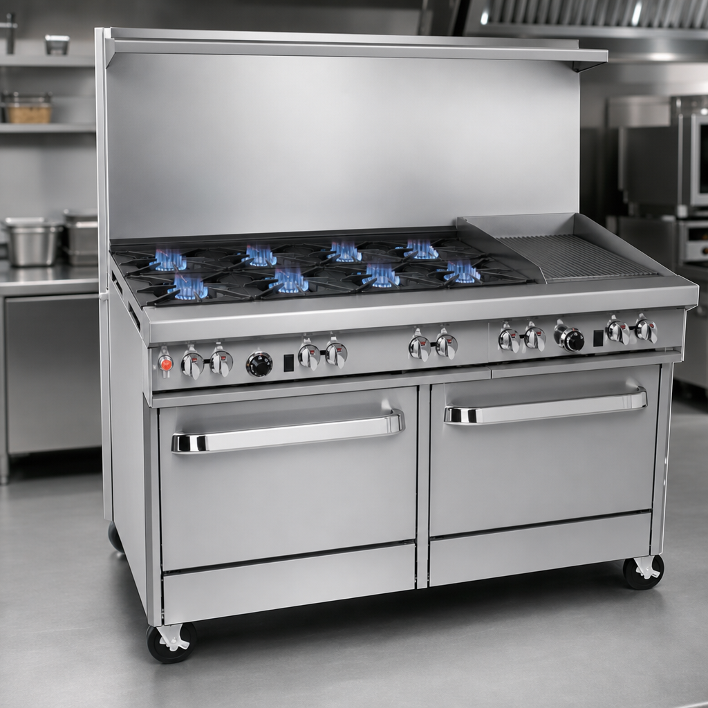Six Non-Clog Burners