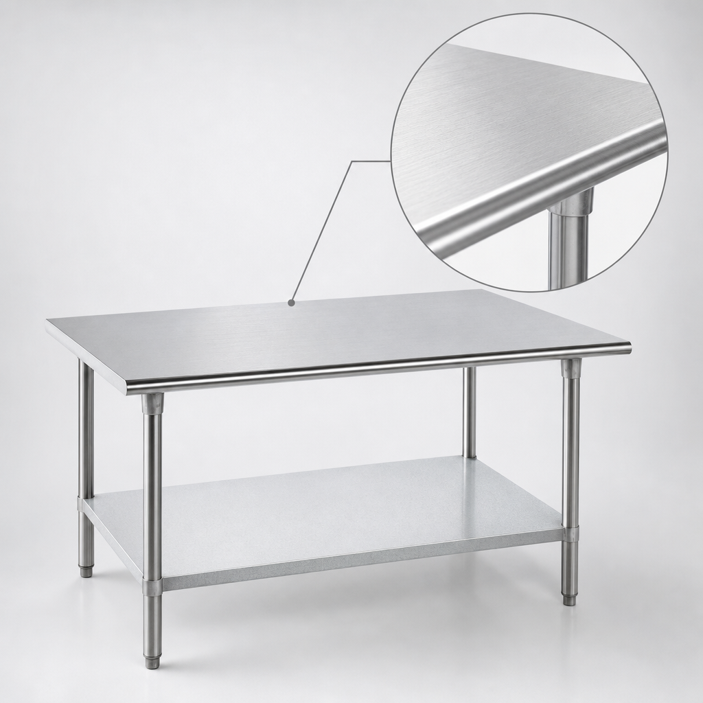 16 Gauge 304 Stainless Steel Top