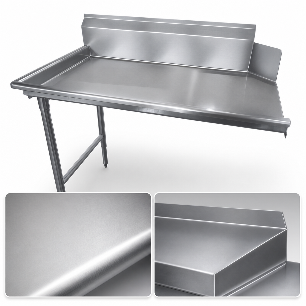 16-Gauge 304 Stainless Steel Top