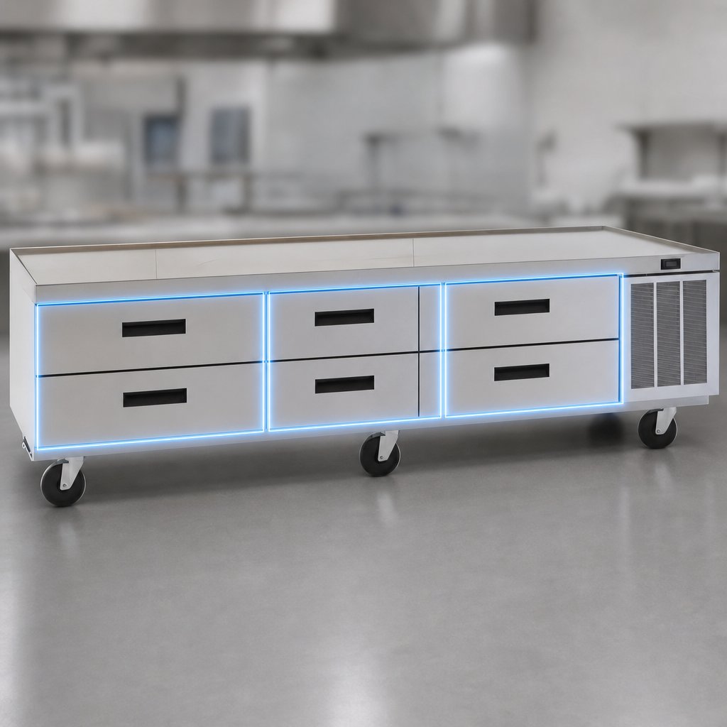 Three-Section Drawer Layout