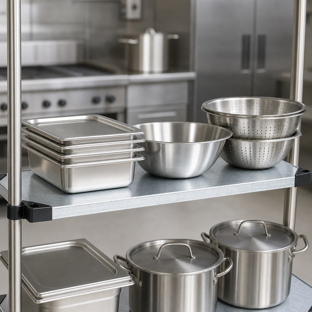 Solid Steel Shelf Design