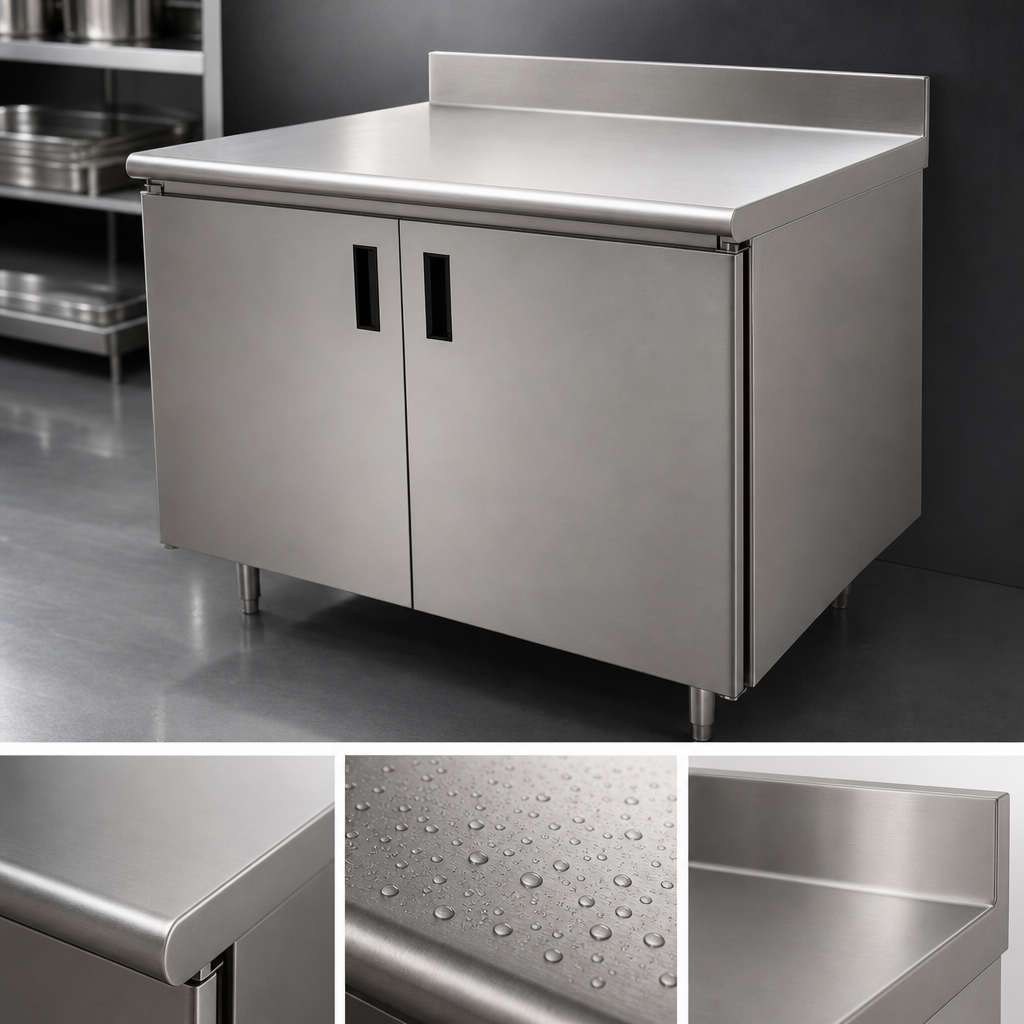16-Gauge Stainless Steel Top