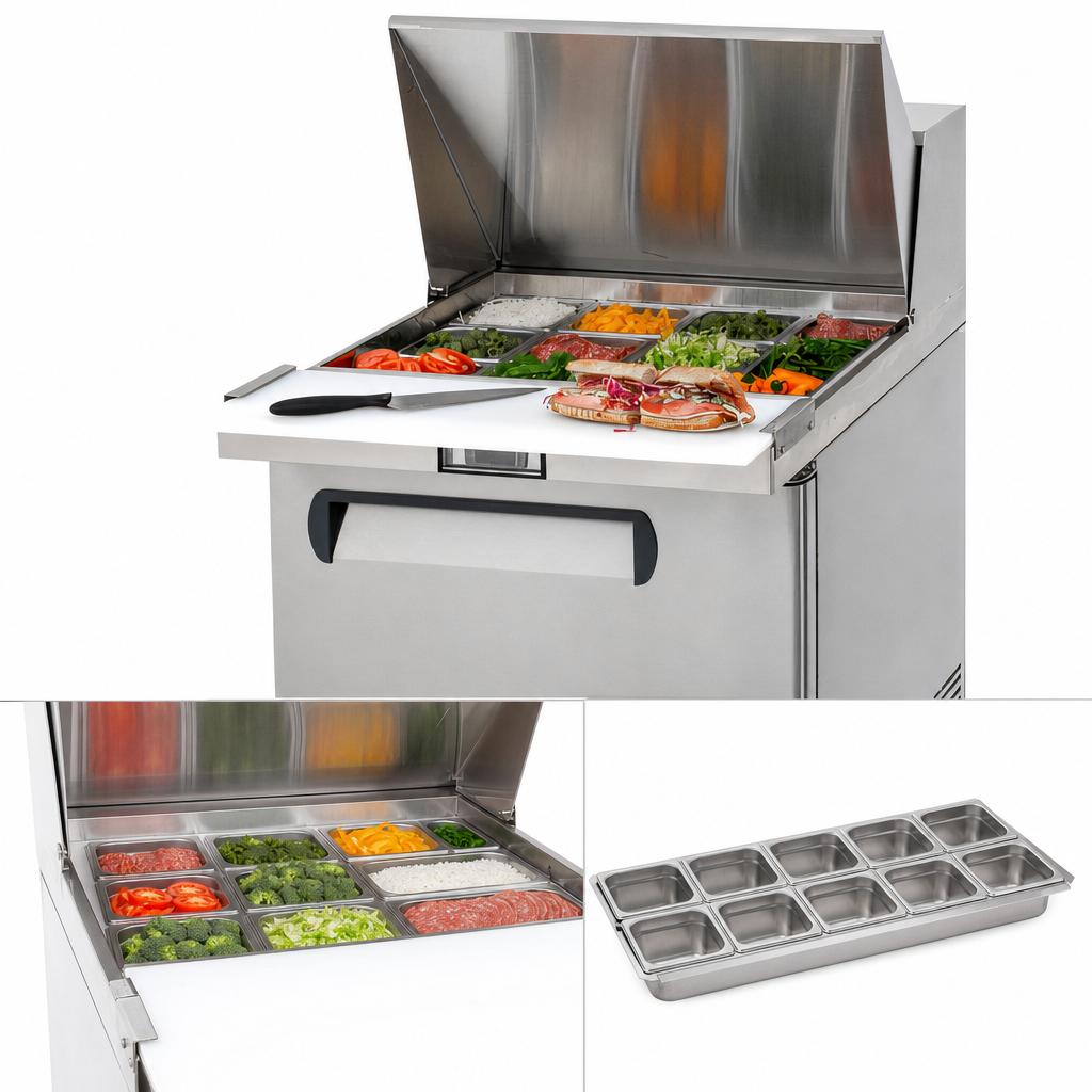 12-Pan Refrigerated Rail