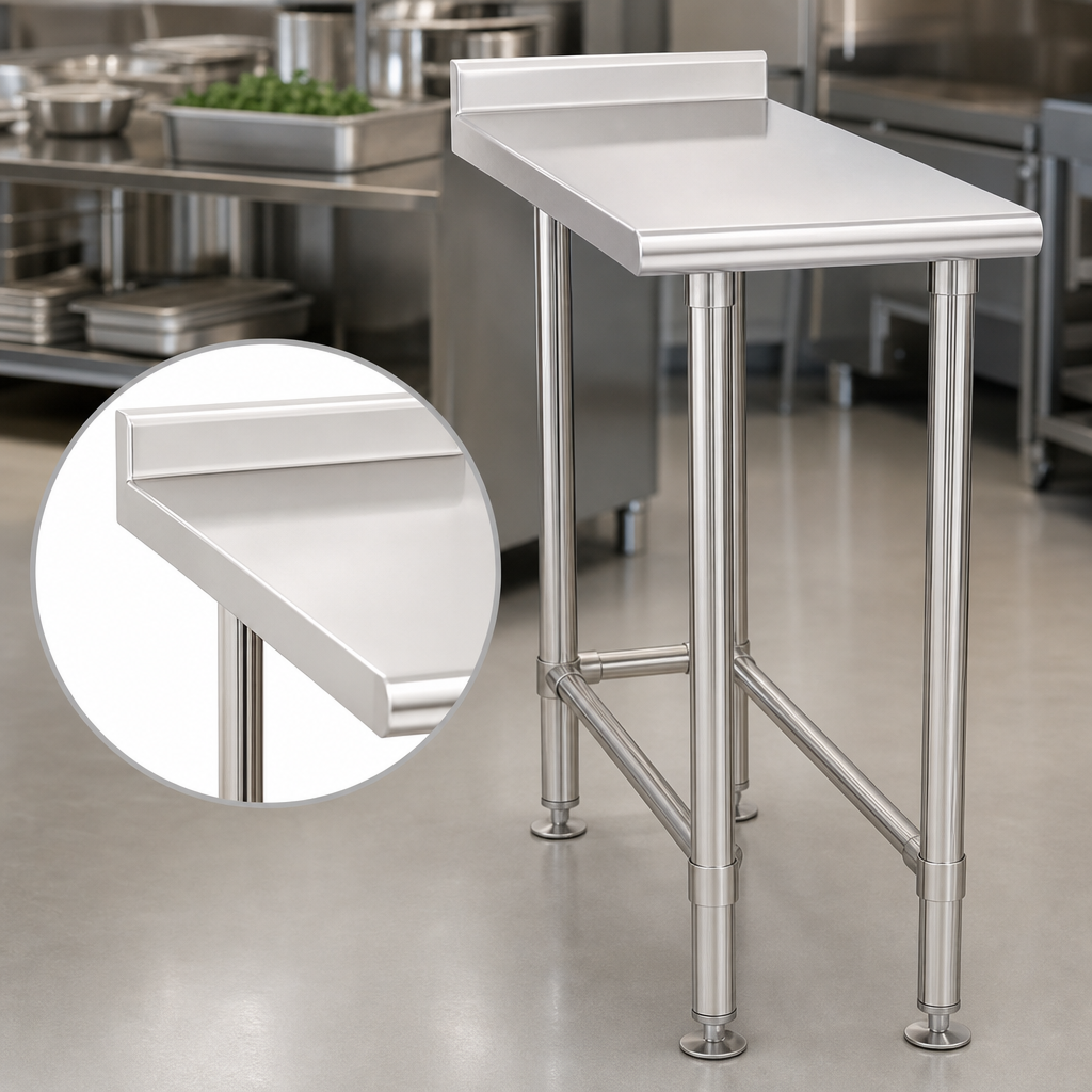 16-Gauge 304 Stainless Steel Top