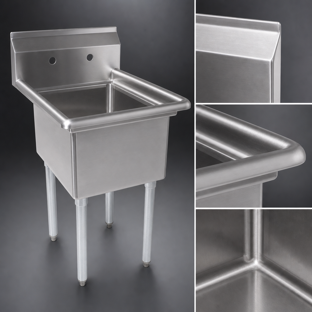 18-Gauge Type 300 Stainless Steel