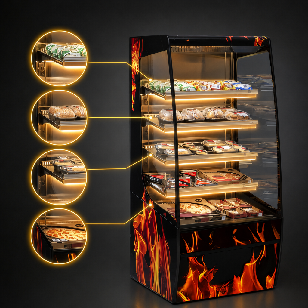 Four Heated Shelves