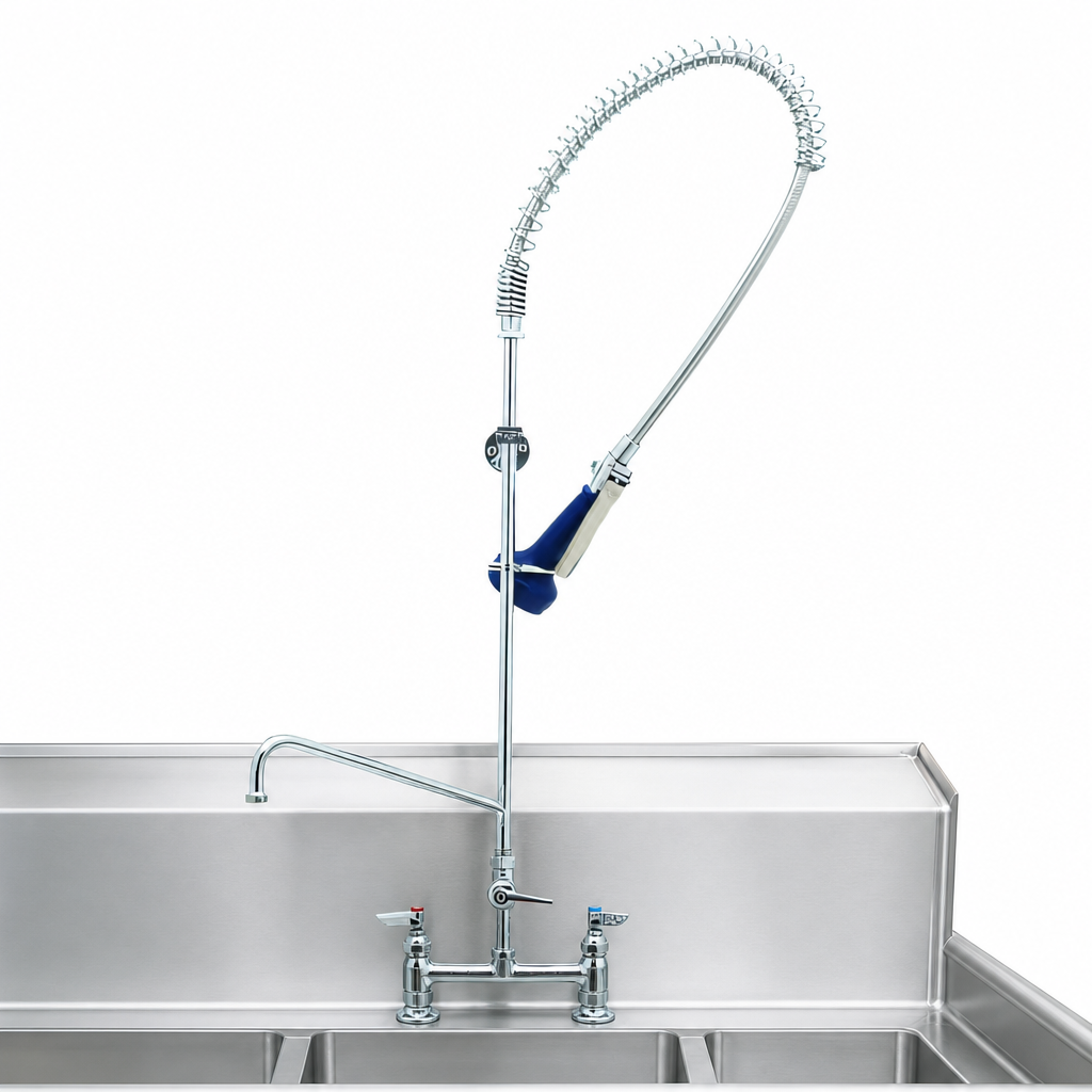 Deck-Mount Mixing Faucet