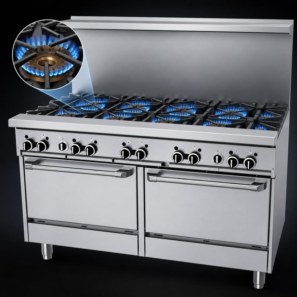 Ten Open Burners