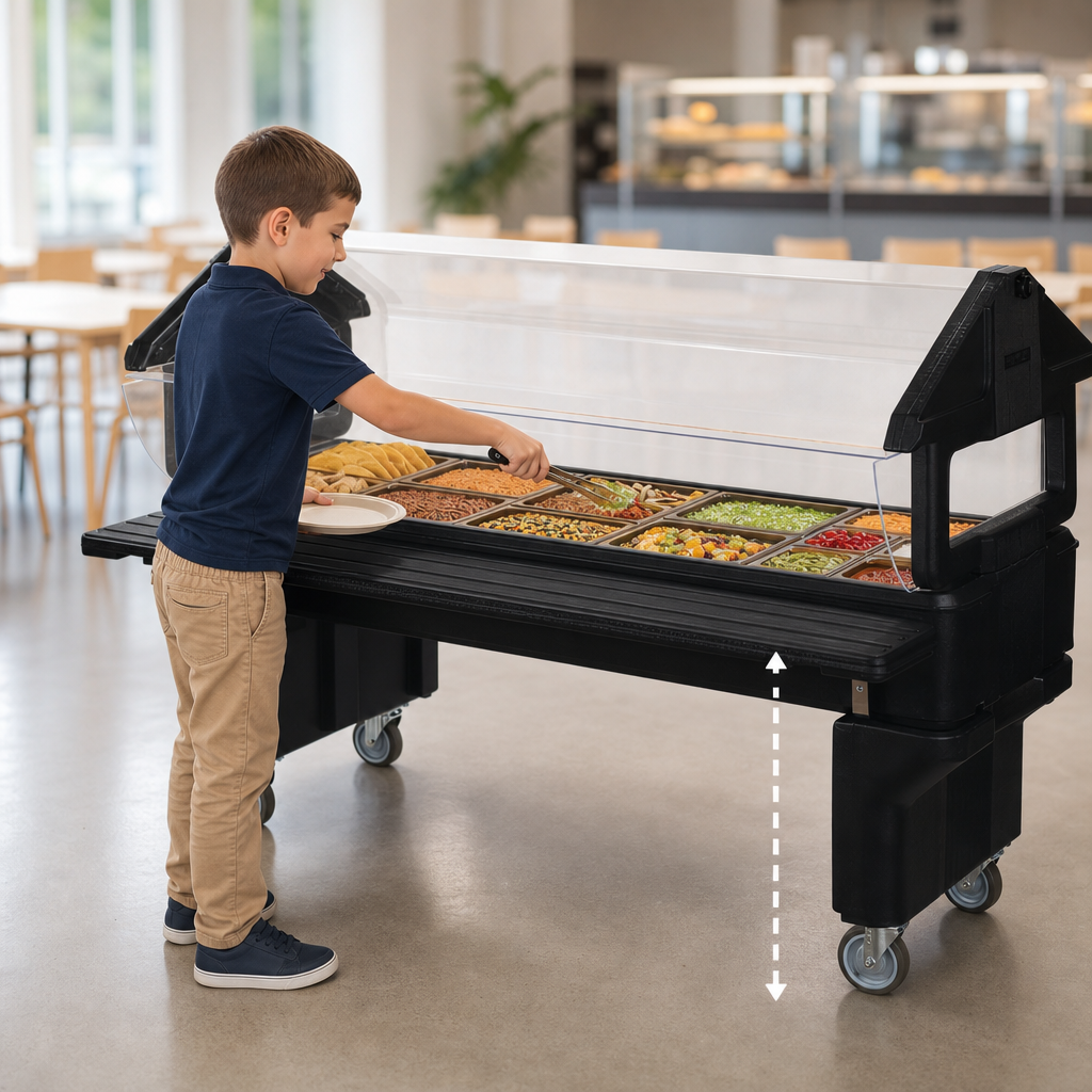 Youth-Friendly Serving Height