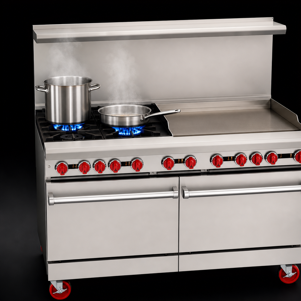 Two Open Burners