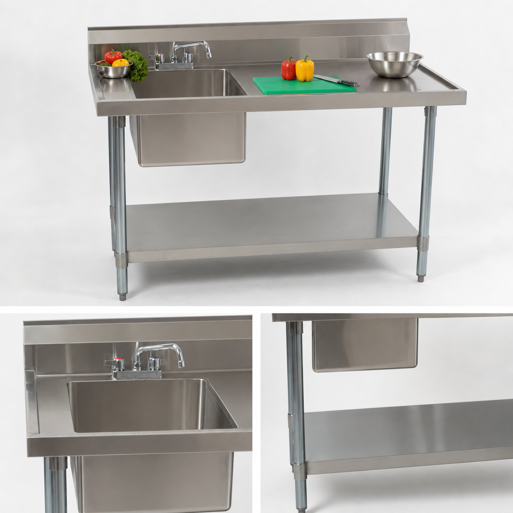 Left-Side Prep Sink