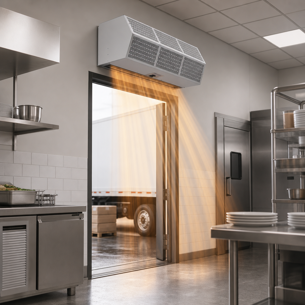 High Performance Heated Air Curtain