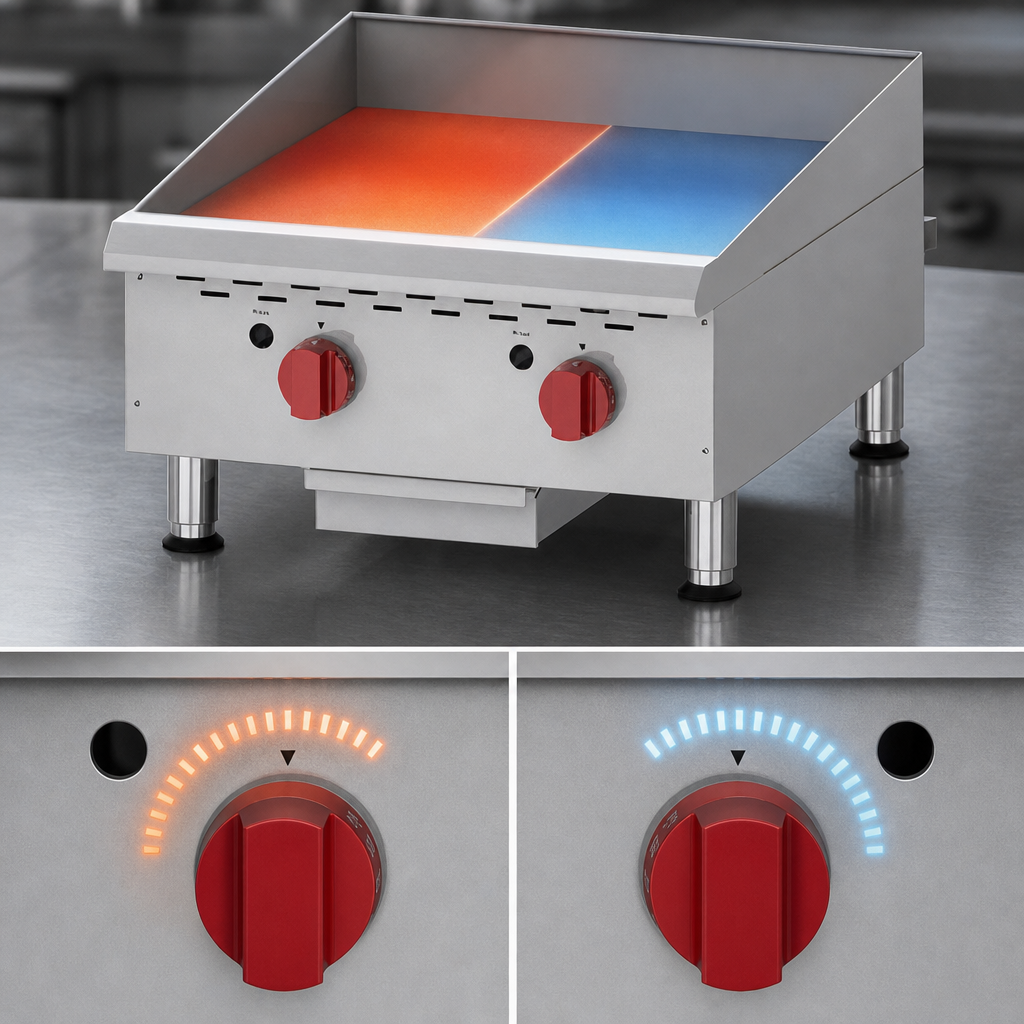 Thermostatic Independent Cooking Zones