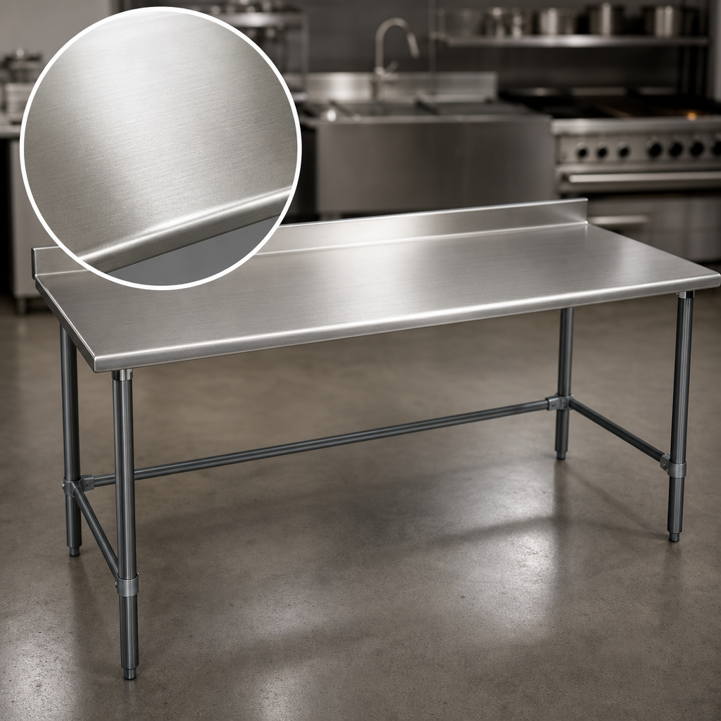 16-Gauge 300 Series Stainless Steel Top